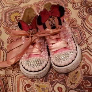 Little Girls " CUSTOM " Converse